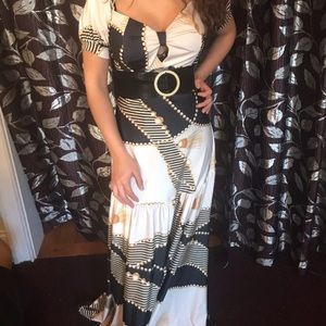 Dress stretch Brazilian maxi